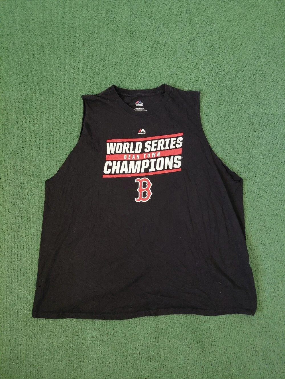 Majestic MLB Boston Red Sox 2018 World Series Champions Baseball Sports Black Cu